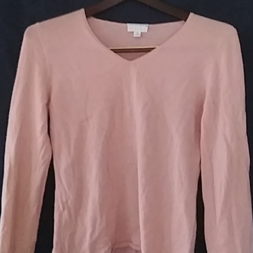 Charter club pink cashmere sweater